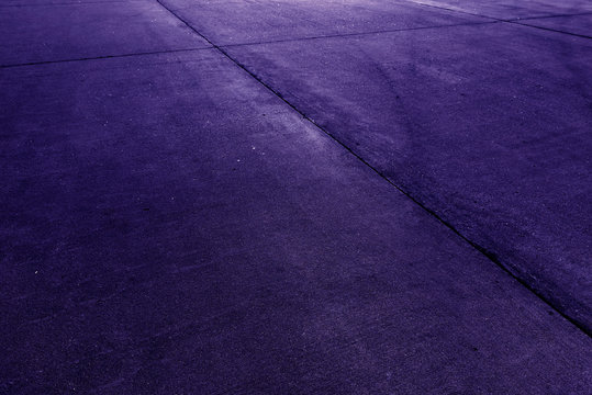 Concrete floor aircraft runaway background purple