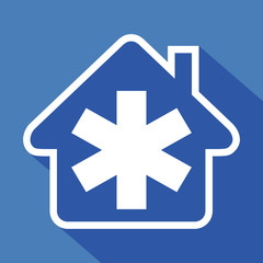 Logo maison et ambulance.
