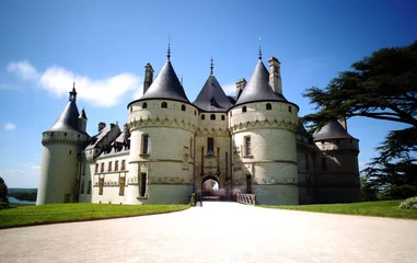 Wall murals Castle Chaumont castle in Loire Valley, France
