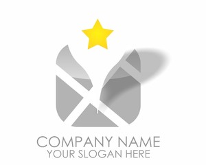 Obraz premium tool signpost GPS star