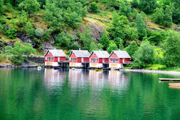 海上のコテージ