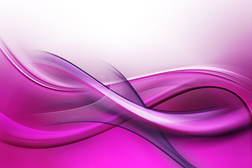 Abstract Fractal Purple Pink Waves Background - obrazy, fototapety, plakaty
