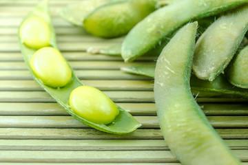 Japanese green soybeans