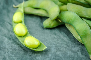 Japanese green soybeans