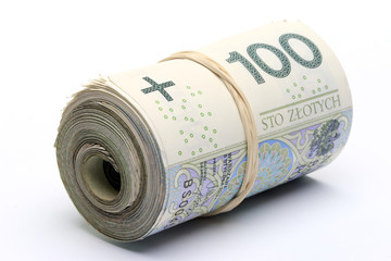 pieniądze, polska, banknoty, złotówki © milushka