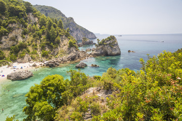 Parga Greece, holidays, green waters