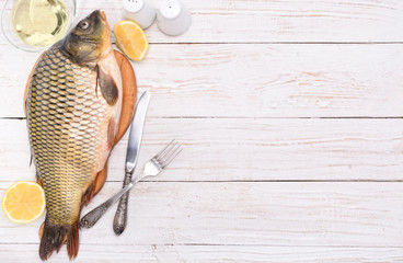 Fish. Cooking concept.