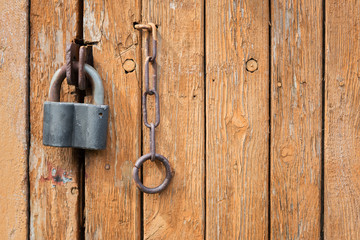 Fototapeta premium Closed door