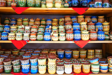 Traditional Bulgarian ceramic tableware