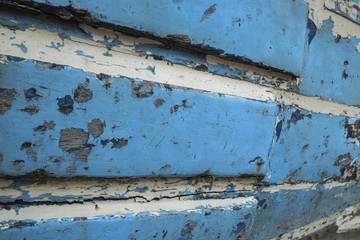 texture of old fishing boat.