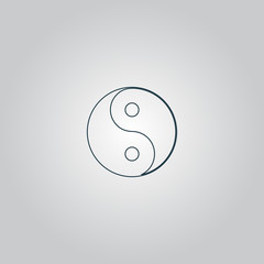 Ying yang symbol of harmony and balance