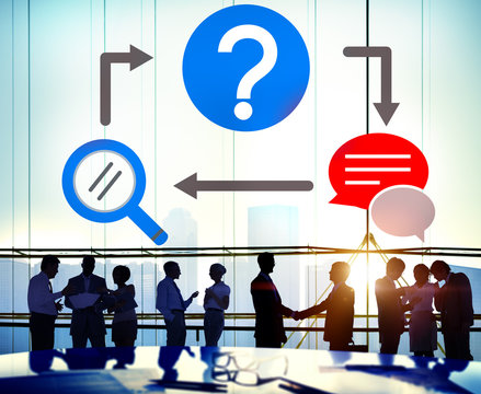 Frequently Asked Questions Inquiry Asking Concept