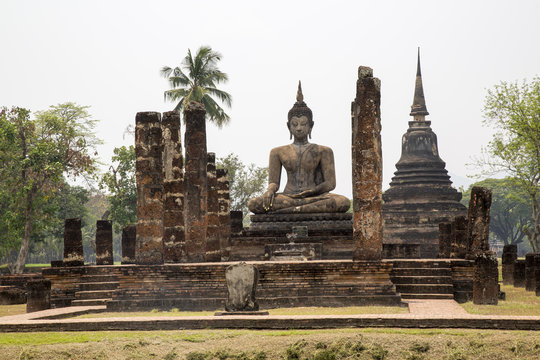 Sukhothai - Historischer Park - Wat Mahathat
