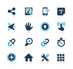 System Icons Interface -- Azure Series