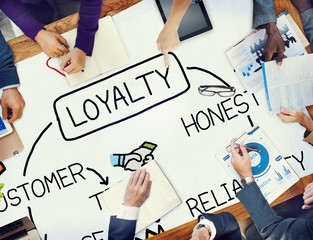 Loyalty Customer Service Trust Honest Reliability Concept