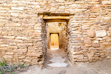 Fototapeta na wymiar Buildings in Chaco Culture National Historical Park, NM, USA