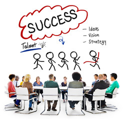Success Talent Vision Strategy Goals Concept