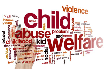 Child welfare word cloud