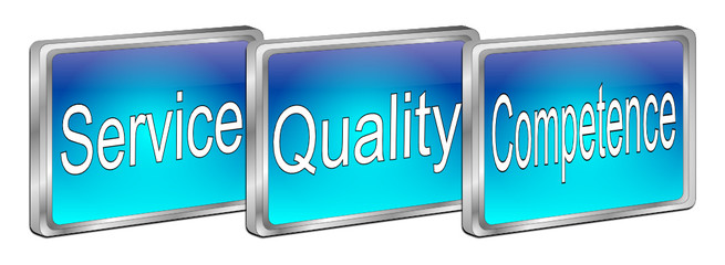 Service Quality Competence Button