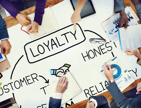 Loyalty Customer Service Trust Honest Reliability Concept