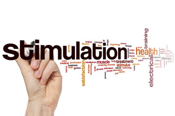Stimulation word cloud