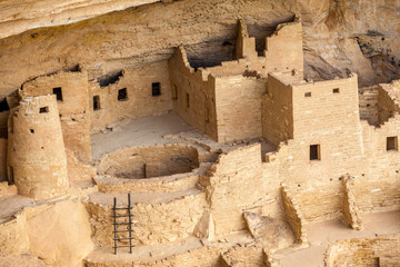 Cliff dwellings in Mesa Verde National Parks, CO, USA