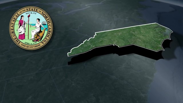 North Carolina Seal and animation map