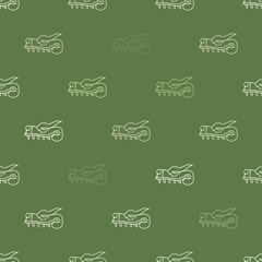 Seamless background with Aztec calendar Day glyphs