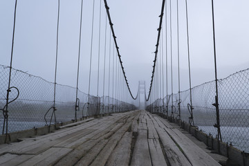 Fototapeta premium Old bridge, Katun river