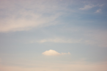 Cloud and sky in Retro filter.