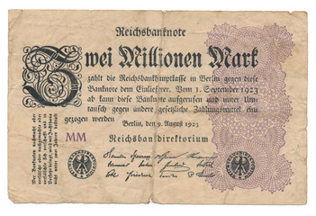 Historische Banknote, Zwei Millionen Mark