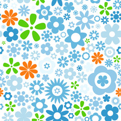 Flower seamless pattern background