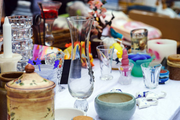 Sunday brocante in small alsacien village
