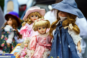 Sunday brocante in small alsacien village