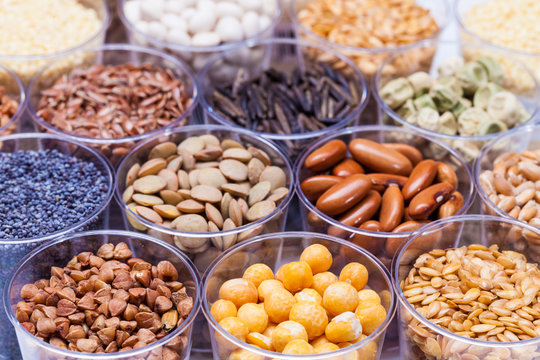 agricultural grains and legumes in the laboratory