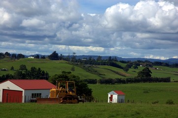 Fototapeta na wymiar fields in big farm