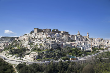 Obraz premium Ragusa Ibla panorama