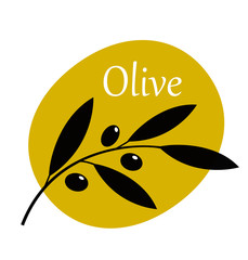 Olive icon. Vector illustration