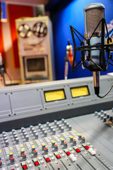 Radio mixer pannel