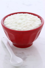 Fresh and healthy cottage cheese