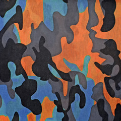 exotic color camouflage as background