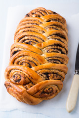 Homemade poppy seed roll