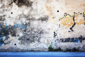Abwaschbare Fototapete Graffiti Urban Grunge - Bunte Wand Graffiti Hintergrundtextur.