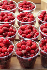 Raspberry cups
