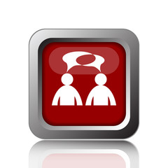 Comments icon - men with bubbles