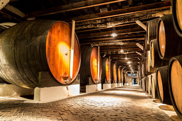 Barrels in  Porto, Portugal
