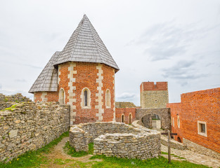Chapel and walls on Medvedgrad castle