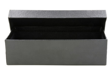 empty black box on white background