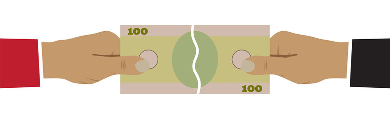 Verification of the password.