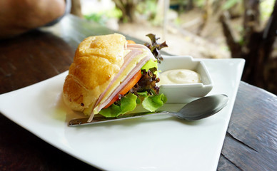 Ham and Cheese Croissant